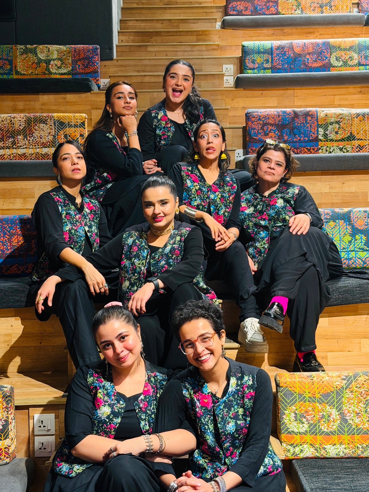 Portrait of Faiza Saleem, comedian and founder of The Khawatoons