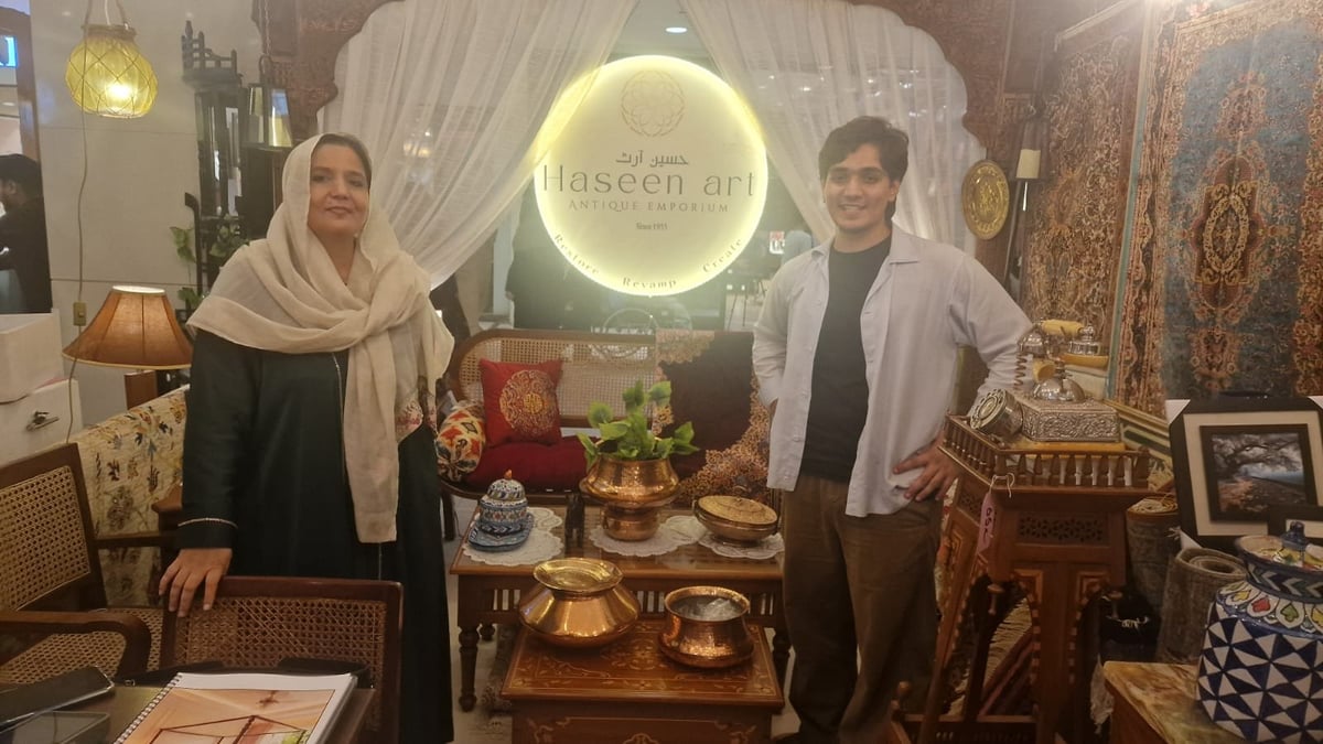 Haseen Art interior with warm lighting
